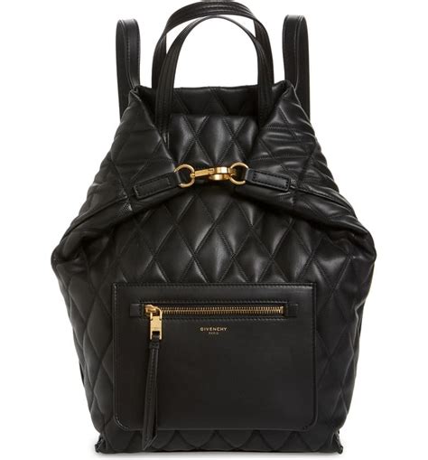 givenchy duo backpack leather black|Backpacks .